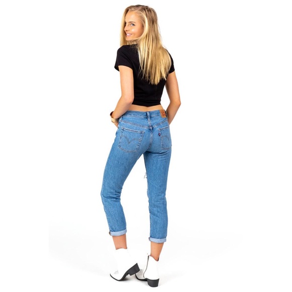 NWT Levi’s 501 High Waist wedgie fit Jeans - Picture 3 of 4